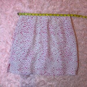 EP Pro White Skirt with Pink Spot Print